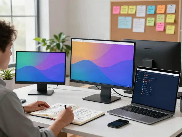 Workspace scene showcasing SEO strategy discussions on Google algorithm updates and rokok88 login.