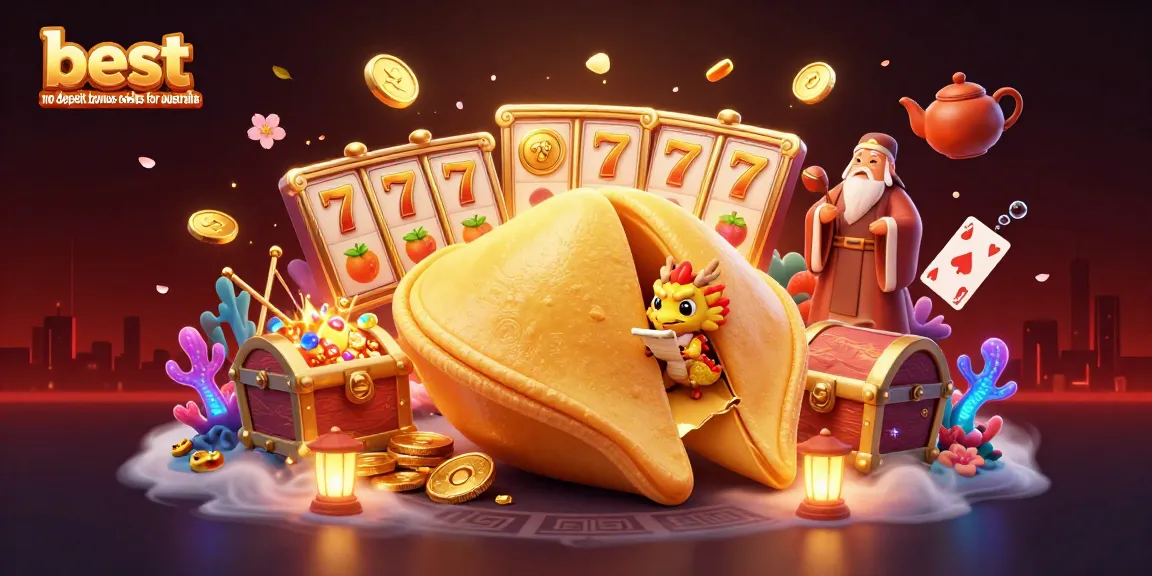 Discover the best no deposit bonus codes for australia with a vibrant casino-themed 3D illustration.