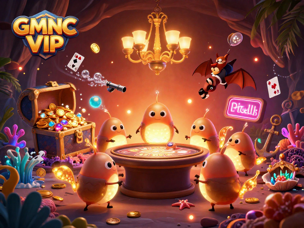 Engage with GMNC VIP by exploring the vibrant cave casino illuminated by glowworms.
