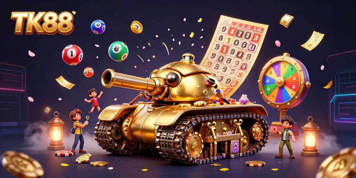 Experience thrilling gaming excitement at TK88 with a vibrant casino tank and engaging game elements.