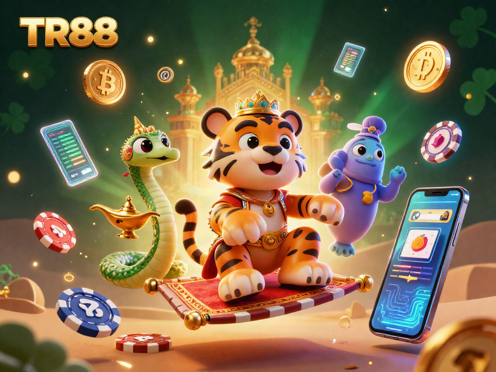 Engage with TR88 and experience the thrill of gambling in an immersive 3D casino world.
