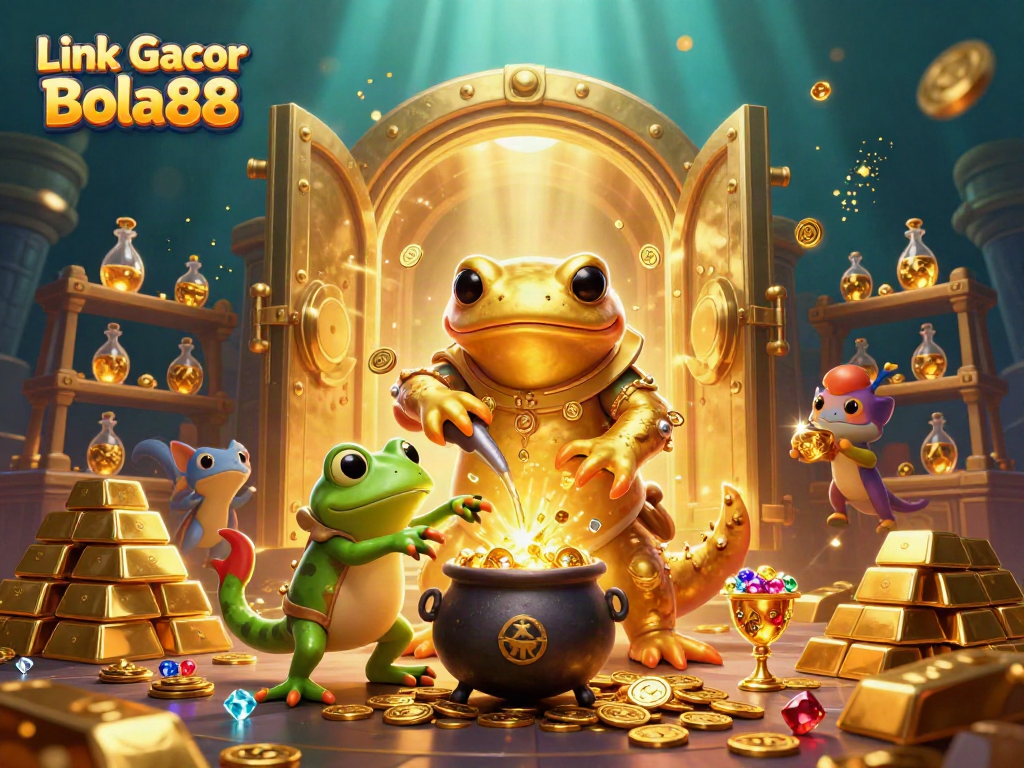 Experience the magic of winning with Link Gacor Bola88 in a dynamic casino scene.
