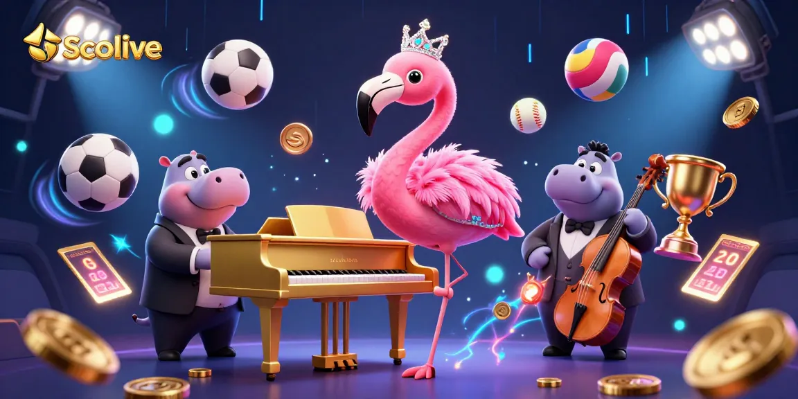 Socolive enhances live sports betting with vibrant scenes of animated characters and dynamic sports elements.