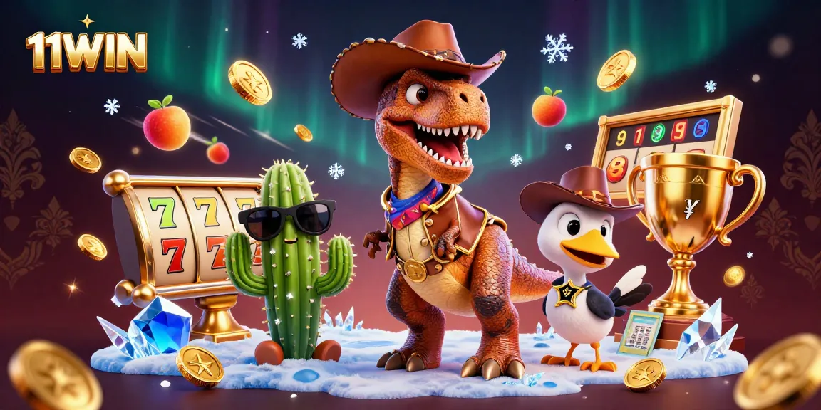 Engage with thrilling slots at 11WIN, featuring vibrant characters and dynamic elements!